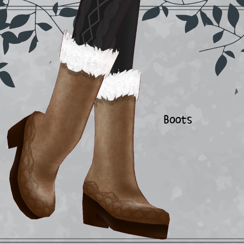 VRoid【Free / 無料】まったりな冬 セット Cozy Winter Set