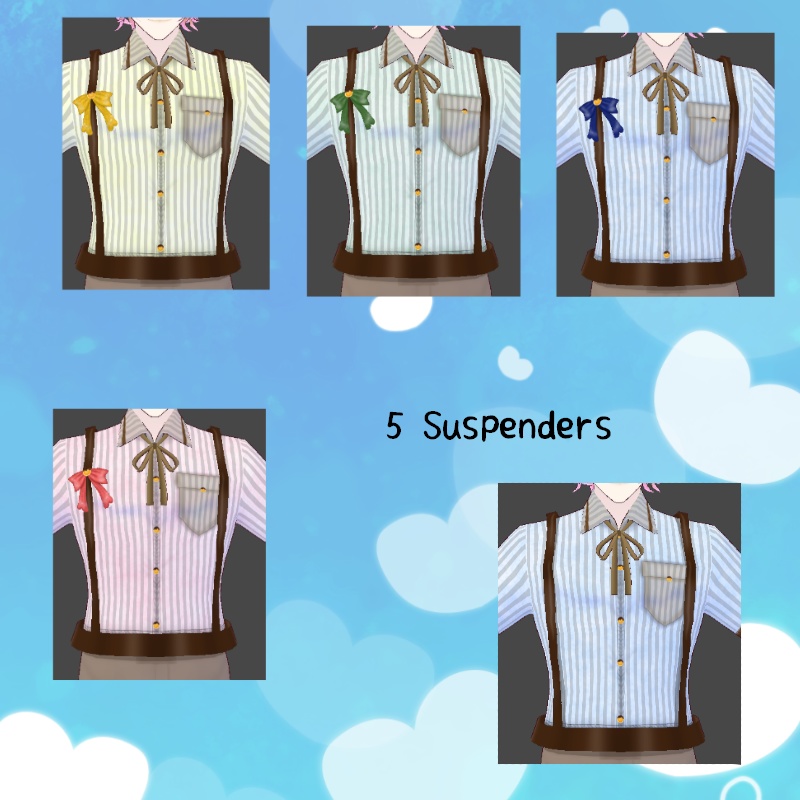 VRoid【Free / 無料】スウィートファッジ セット Sweet Fudge Set