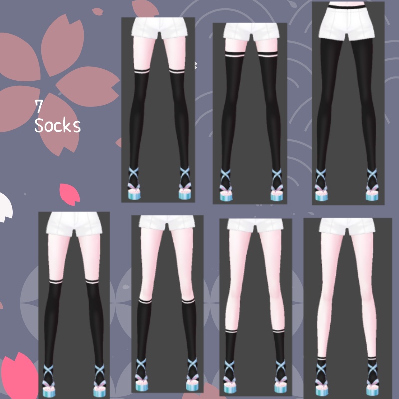 VRoid【Free / 無料】静桜 セットSilent Sakura Set