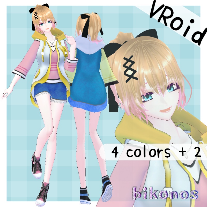 VRoid【Free / 無料】春光 セット Sparkling spring Set