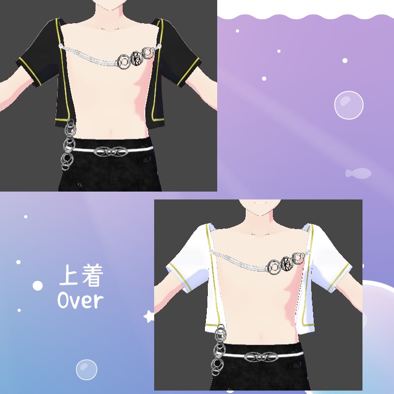 VRoid【Free / 無料】水際 水着セット Waterside Swimwear Set