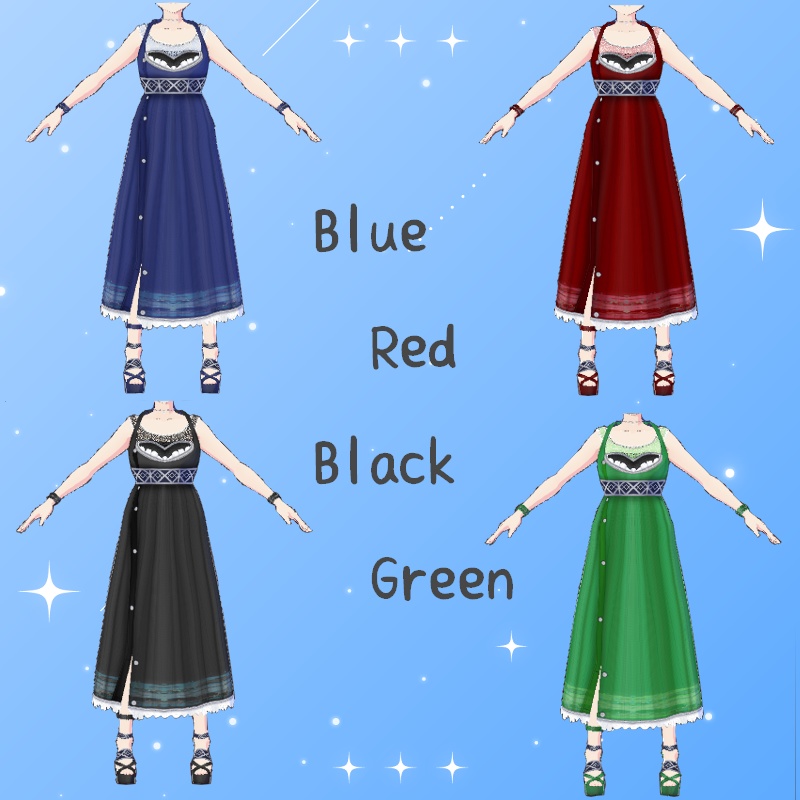 VRoid【Free / 無料】軟風 セット Tender Breeze Set