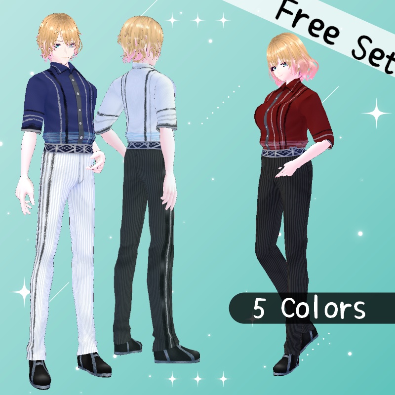 VRoid【Free / 無料】薫風セット Gentle Breeze Set