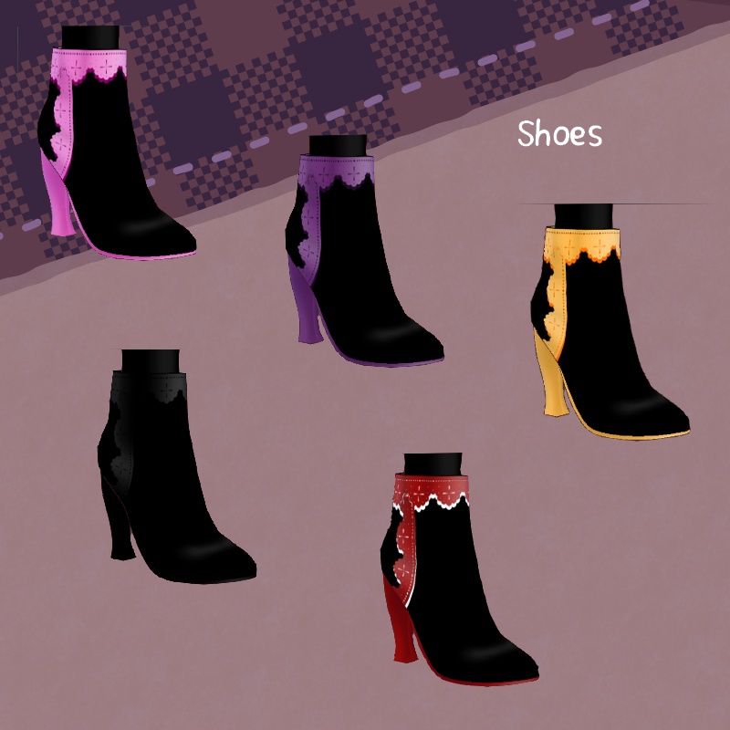 VRoid【Free / 無料】静かな夜想曲セット Silent Nocturne Set