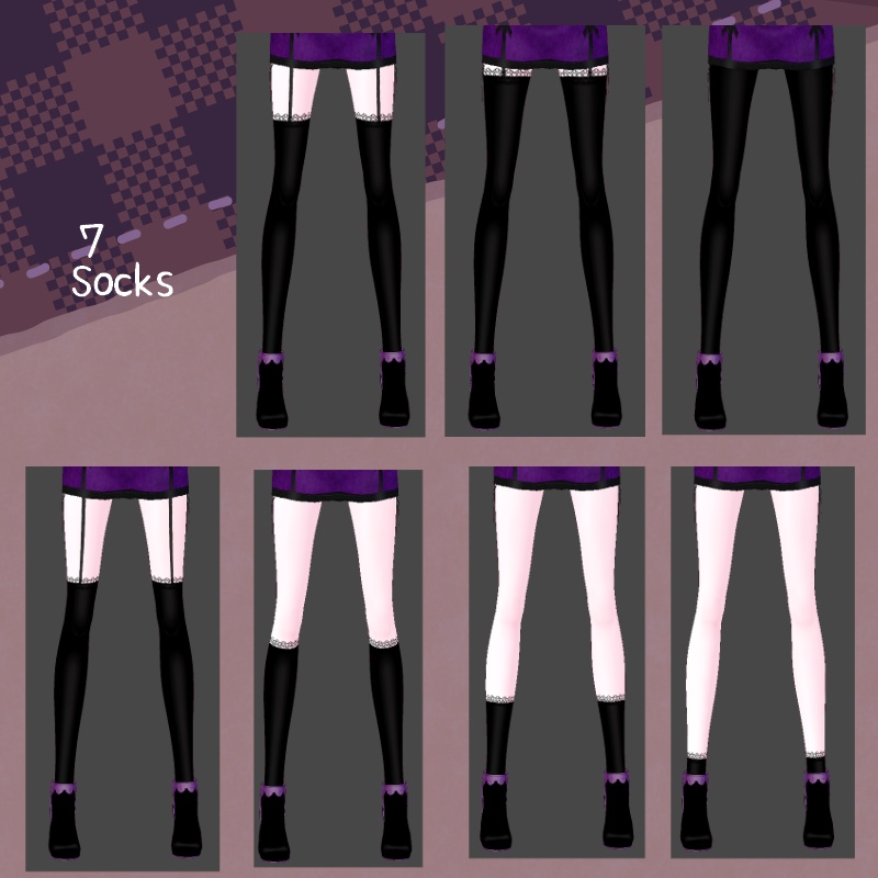 VRoid【Free / 無料】静かな夜想曲セット Silent Nocturne Set