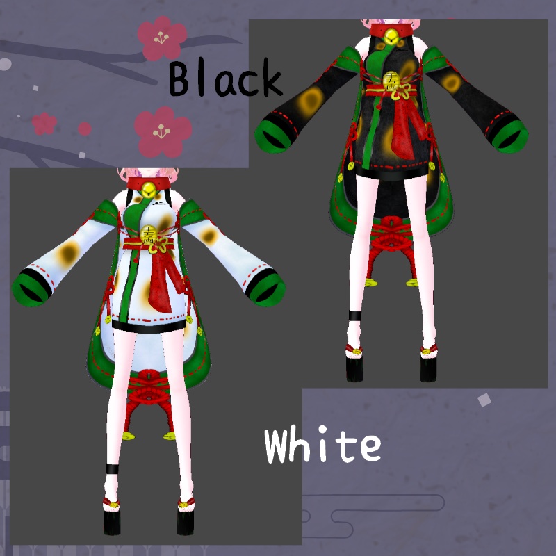 VRoid【Free / 無料】招き猫セット Maneki Neko Set