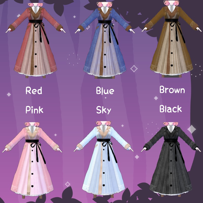 VRoid【Free / 無料】清秋 セット Crisp Autumn Set