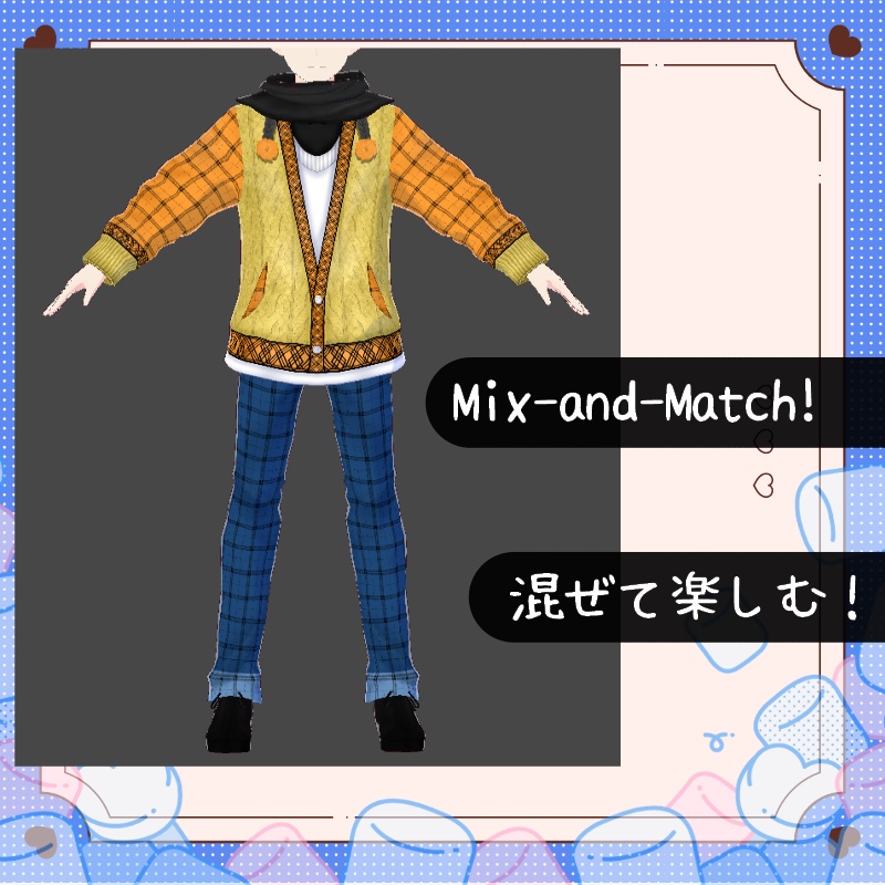 VRoid【Free / 無料】温かマシュマロセット Cozy Celebration Set