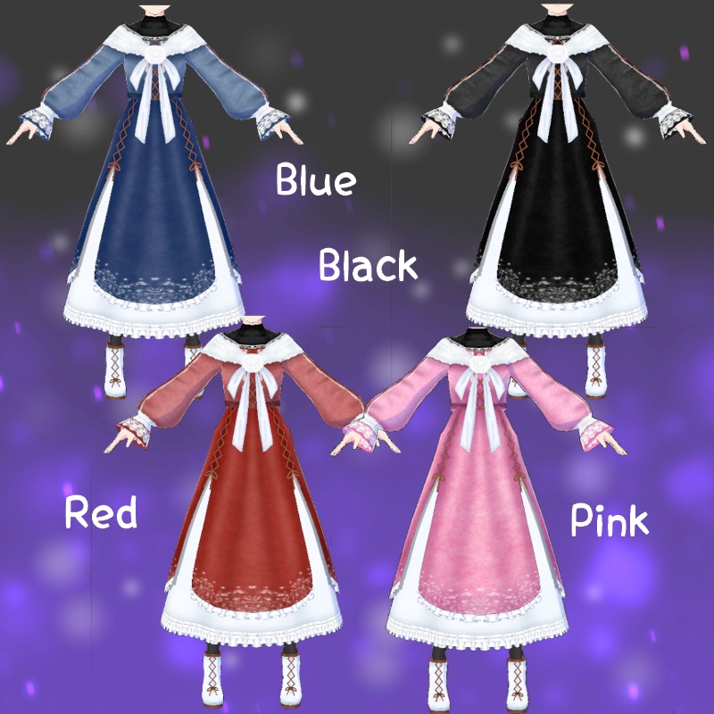 VRoid【Free / 無料】冬の開花 セット Winter Bloom Set