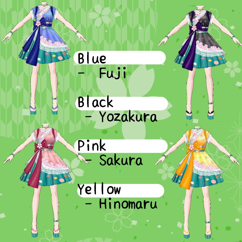 VRoid【Free / 無料】抹茶の茶袋 セット Matcha Tea Bag Set