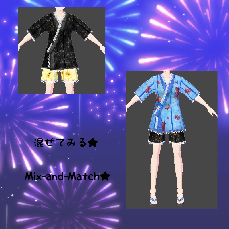 VRoid 祭りの時間セット Matsuri Time Set