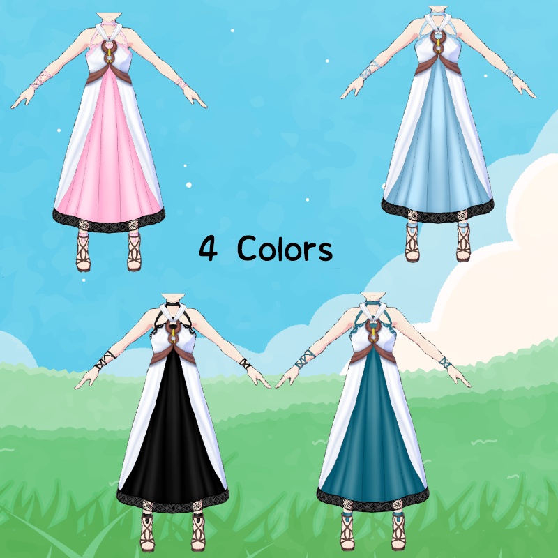 VRoid 風紡ぎ セット Windweaver Set