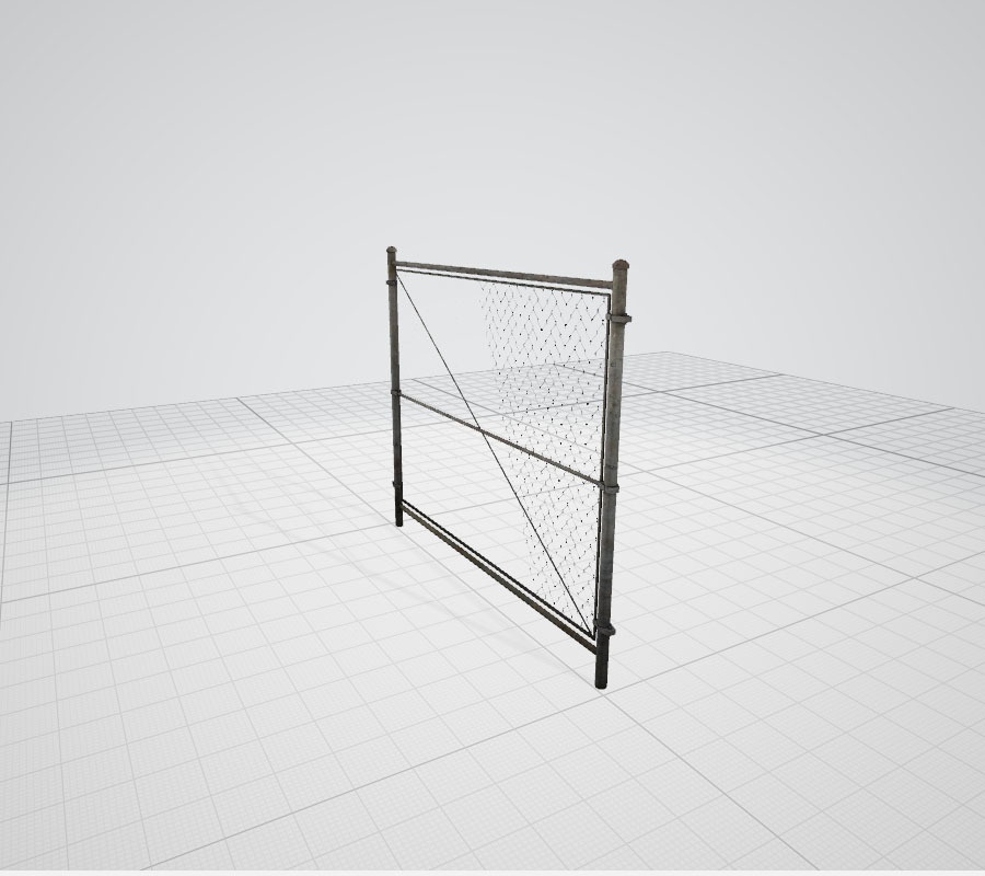 3dモデル フェンス