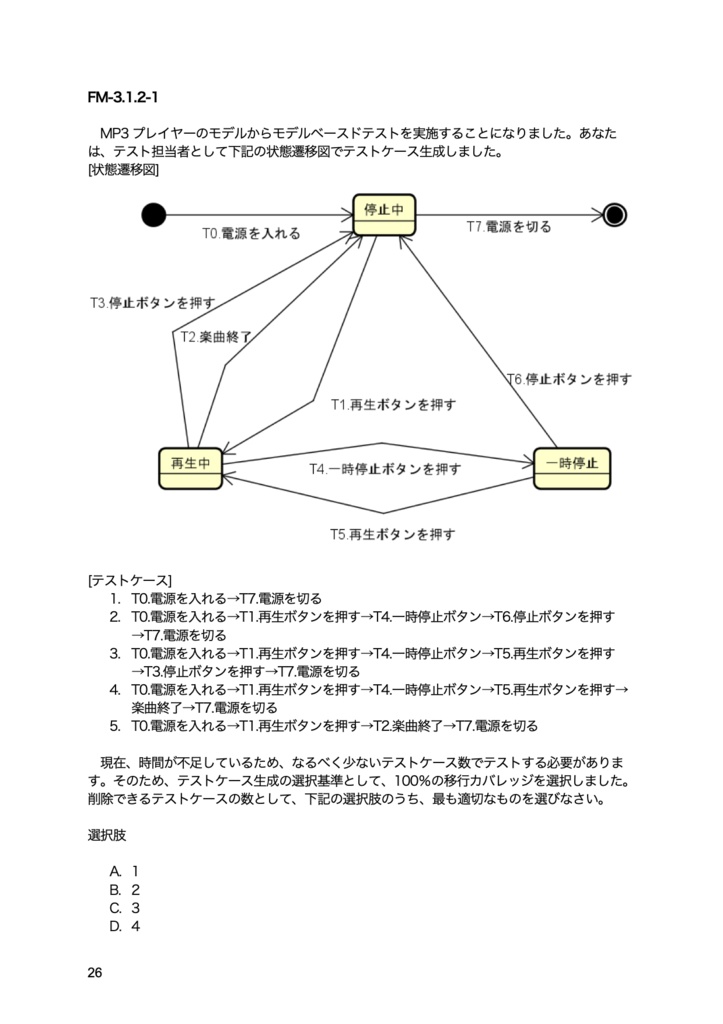 【PDF】JSTQB®非認定 ソフトウェアテスト問題集 Foundation Level Specialist Model-Based Tester