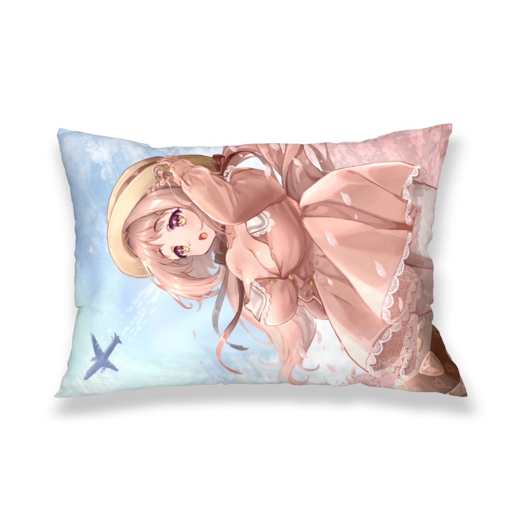 看板娘たちの枕カバー