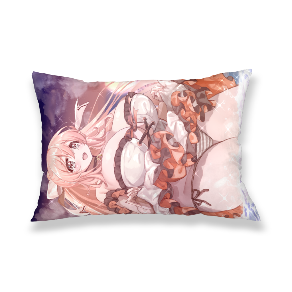 看板娘たちの枕カバー