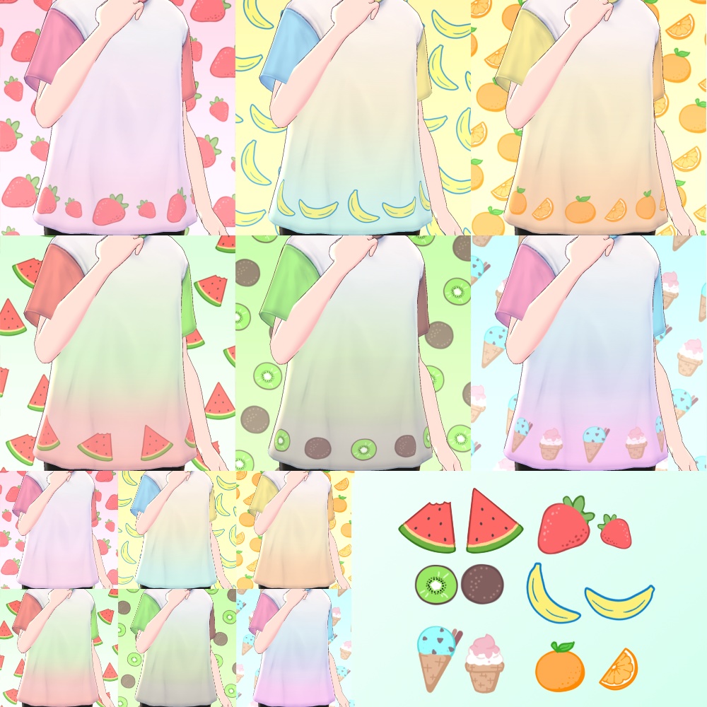 Vroid シンプルTシャツ