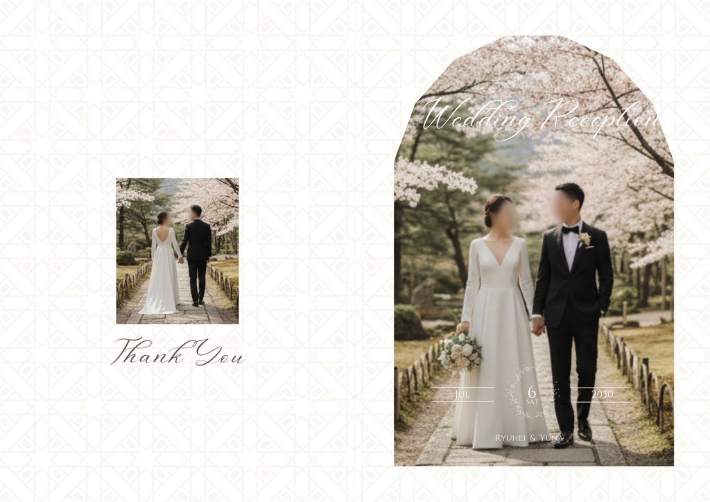 【Canva編集】結婚式プロフィールブックテンプレート｜写真貼るだけ