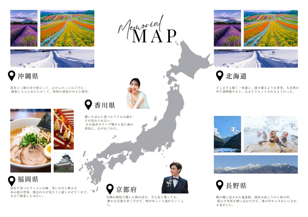 【Canva編集】結婚式プロフィールブックテンプレート|写真貼るだけ