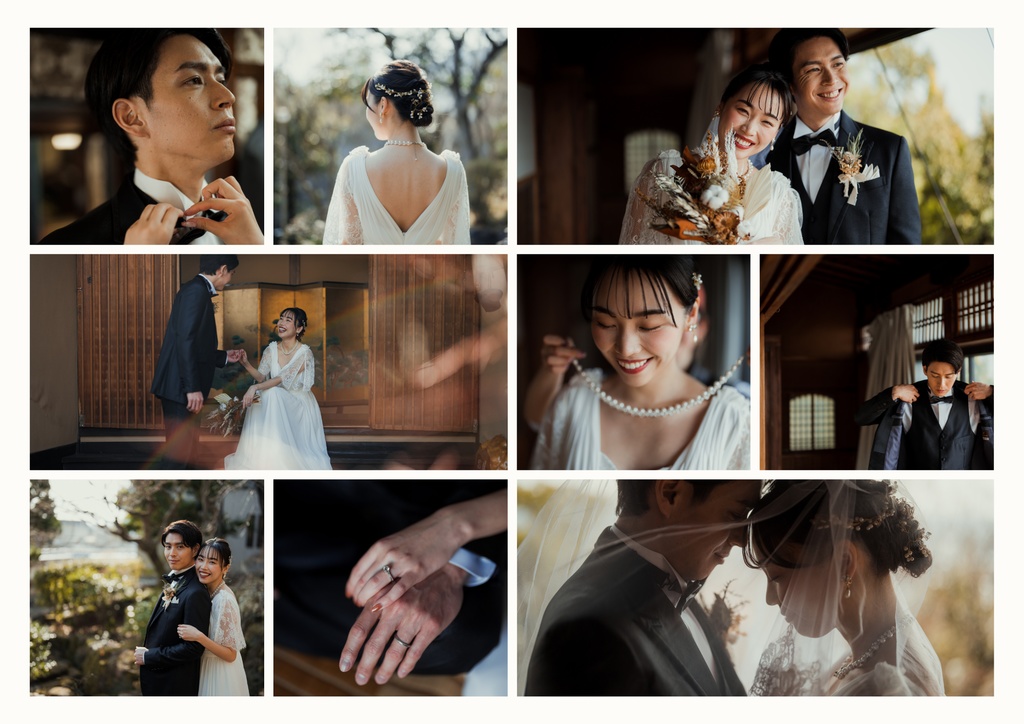 【Canva編集】結婚式プロフィールブックテンプレート|写真貼るだけ