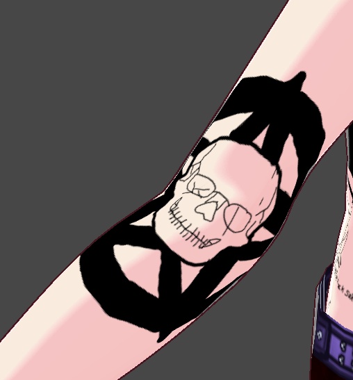 Skull (Left arm)