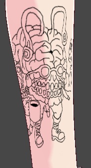 Harley Poe right leg