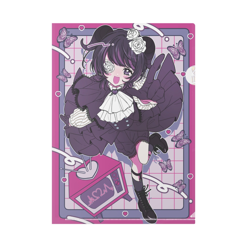 鈴奈代理キャラクリアファイル