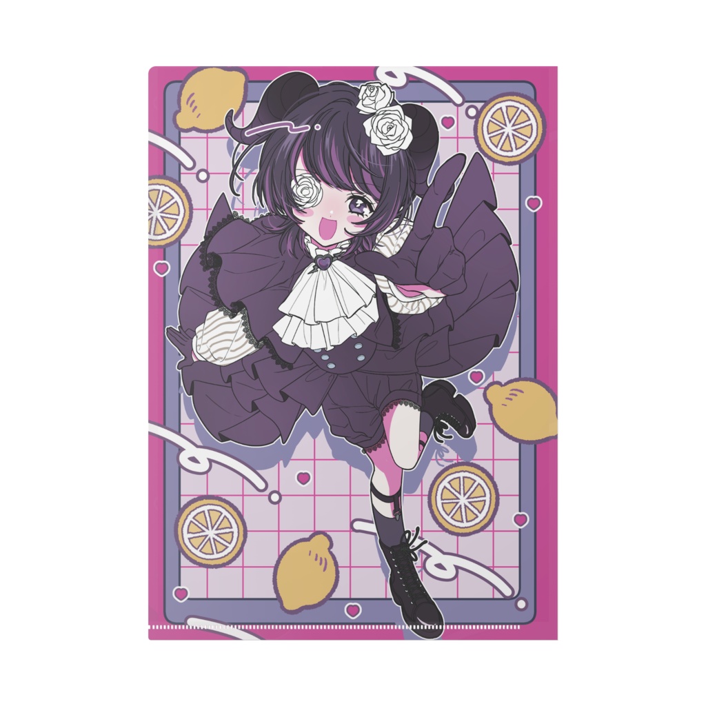 鈴奈代理キャラクリアファイル