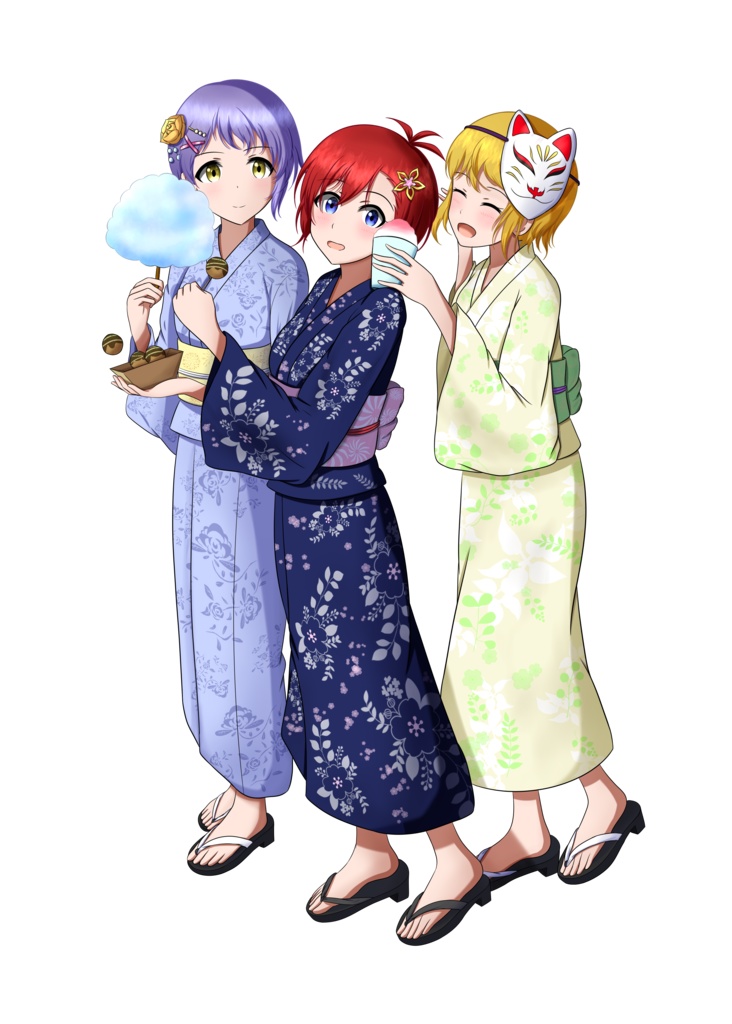 浴衣アイル組アクリルスタンド