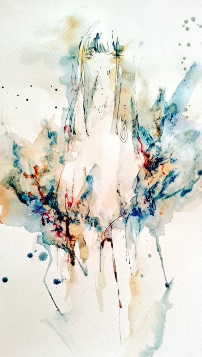 原画「咲いた」