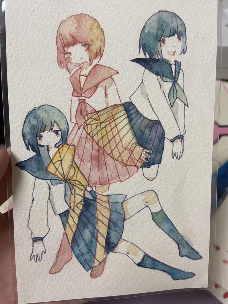 ハガキサイズ 原画