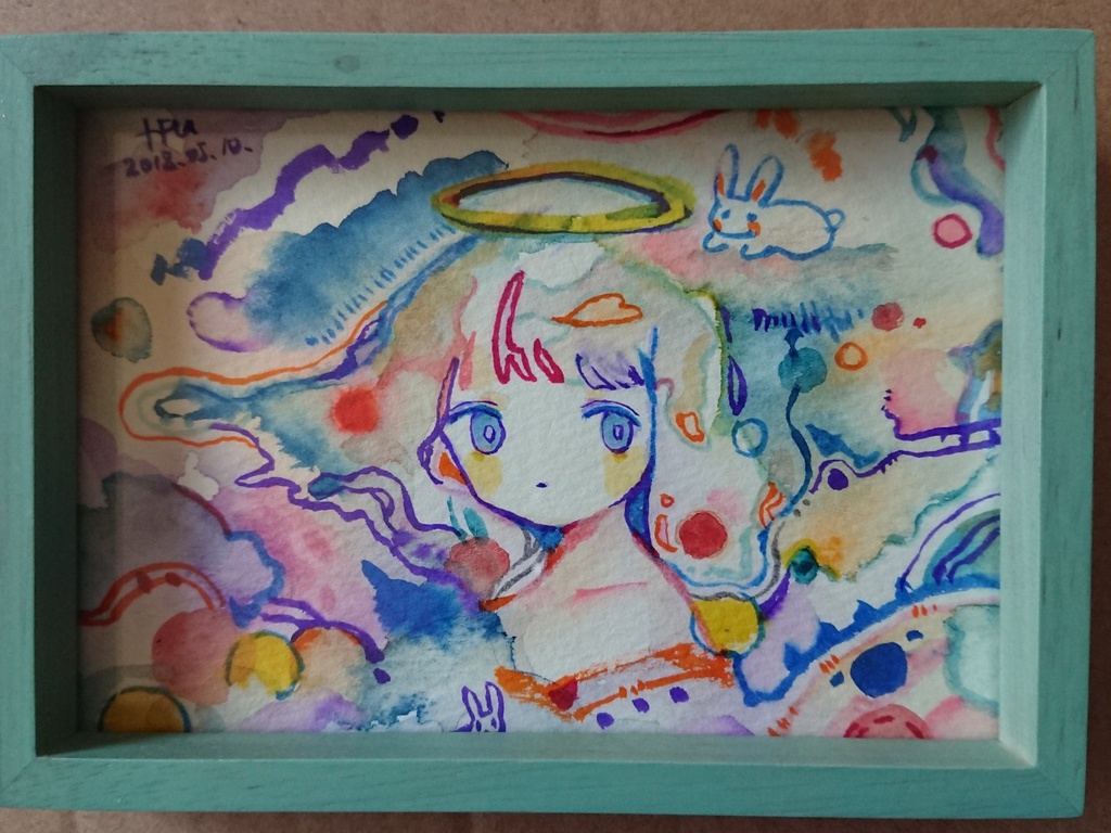 「原画」うさぎ天使