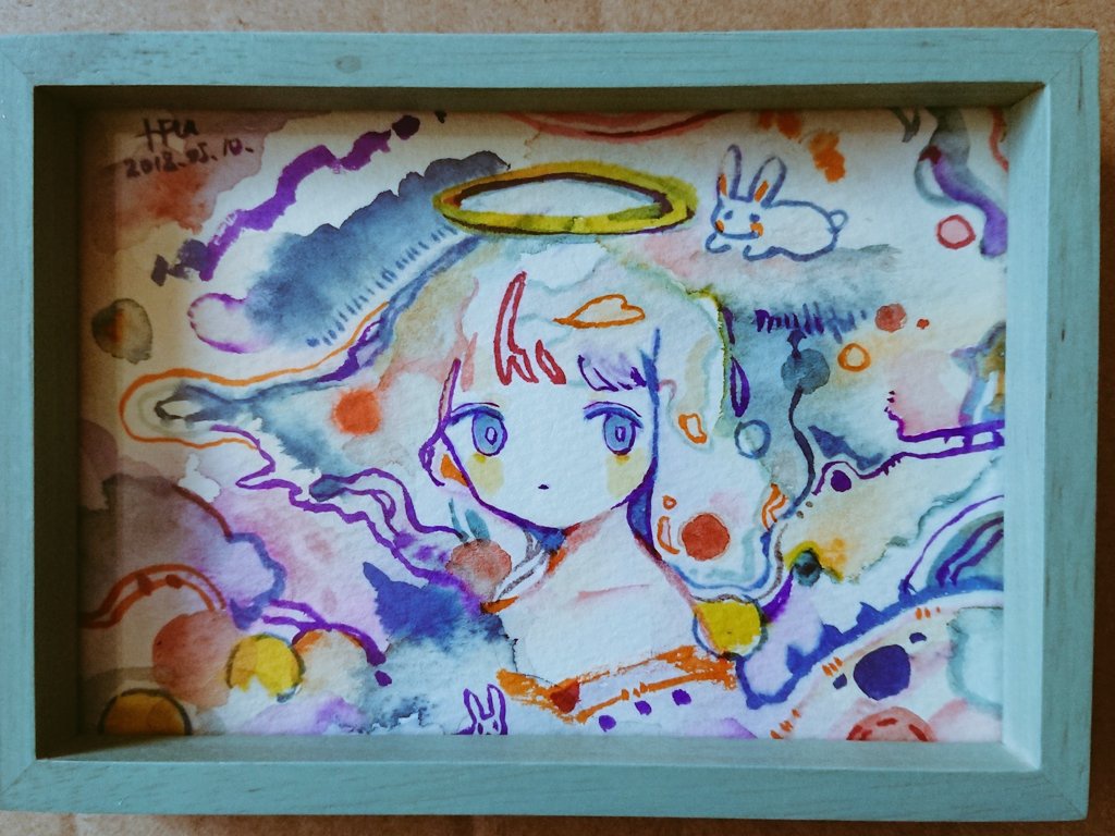 「原画」うさぎ天使