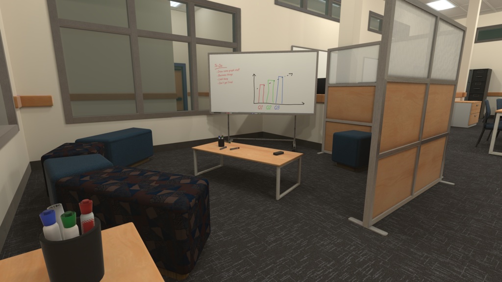 Industrial & Office Interiors Asset Pack 「産業およびオフィスのインテリア」