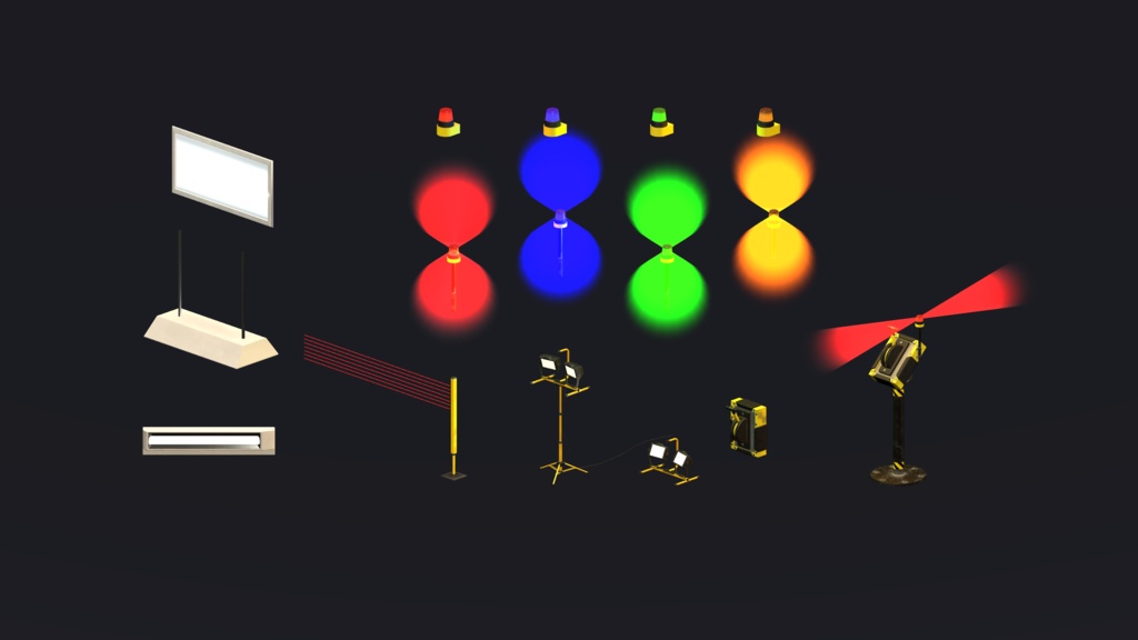 Industrial & Office Interiors Asset Pack 「産業およびオフィスのインテリア」