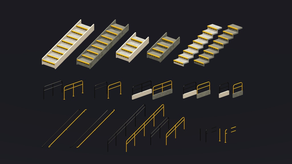 Industrial & Office Interiors Asset Pack 「産業およびオフィスのインテリア」