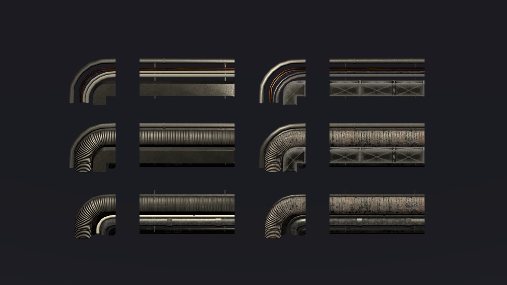 Industrial & Office Interiors Asset Pack 「産業およびオフィスのインテリア」