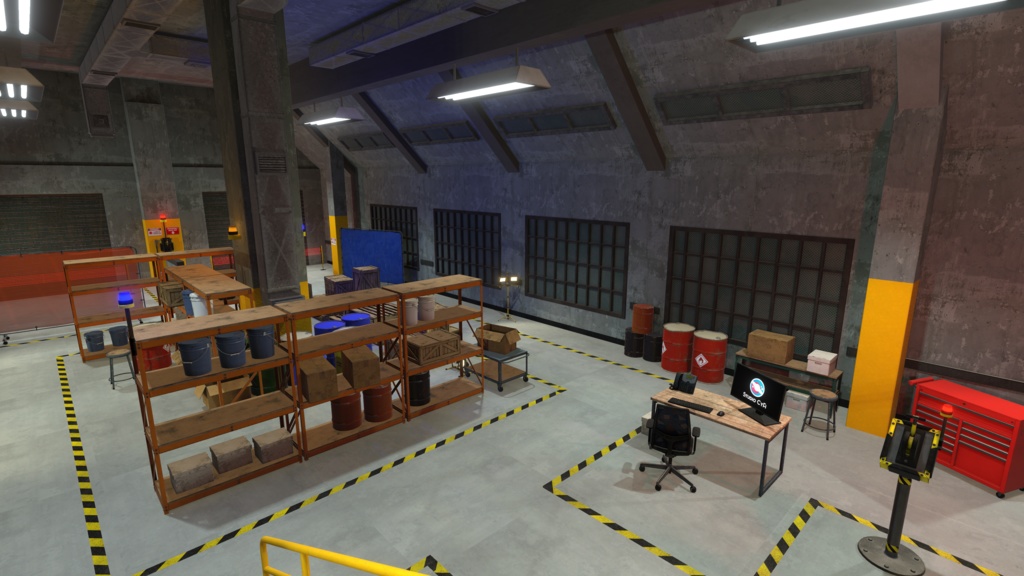 Industrial & Office Interiors Asset Pack 「産業およびオフィスのインテリア」