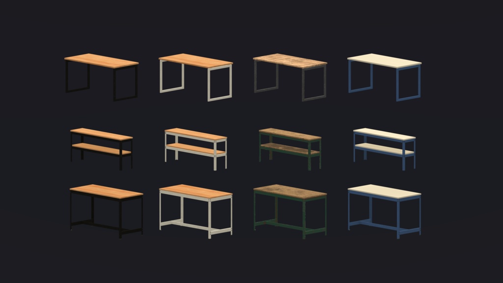 Industrial & Office Interiors Asset Pack 「産業およびオフィスのインテリア」