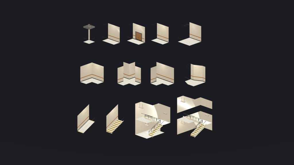 Industrial & Office Interiors Asset Pack 「産業およびオフィスのインテリア」