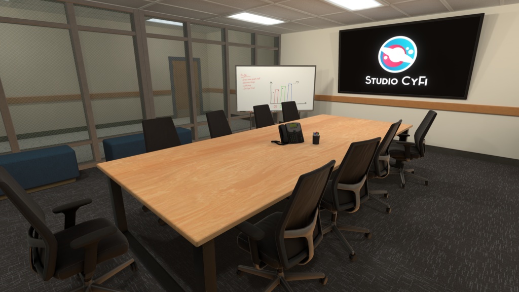 Industrial & Office Interiors Asset Pack 「産業およびオフィスのインテリア」