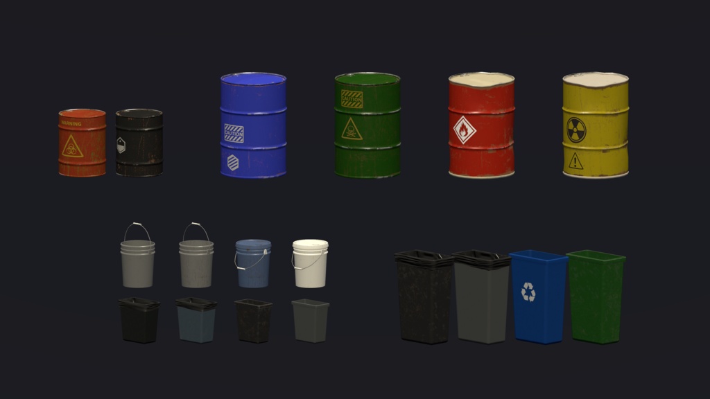 Industrial & Office Interiors Asset Pack 「産業およびオフィスのインテリア」