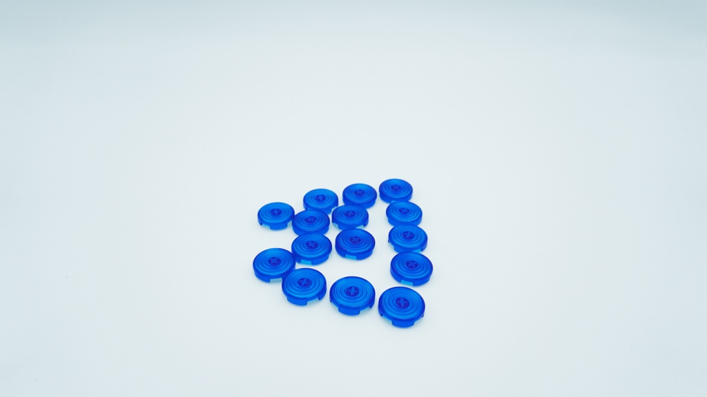 【Blue】カスタムキーキャップセット15個『SAYA ARCADE - SHINOGI用』