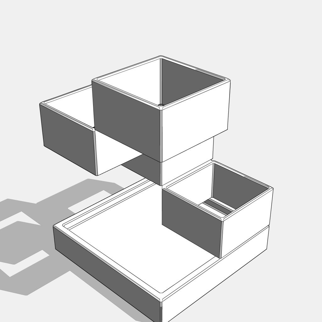 【3D素材/クリスタ用】ペン立て