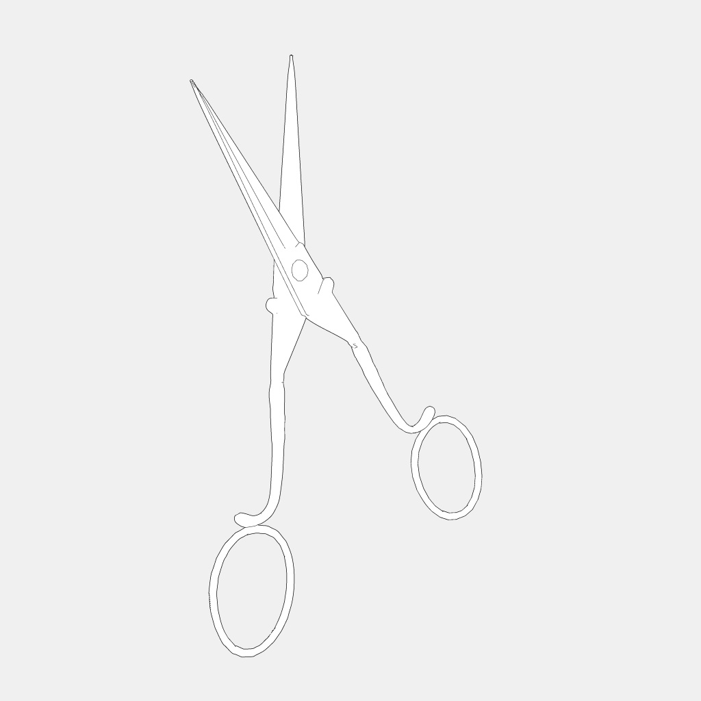 【3D素材/クリスタ用】ハサミ