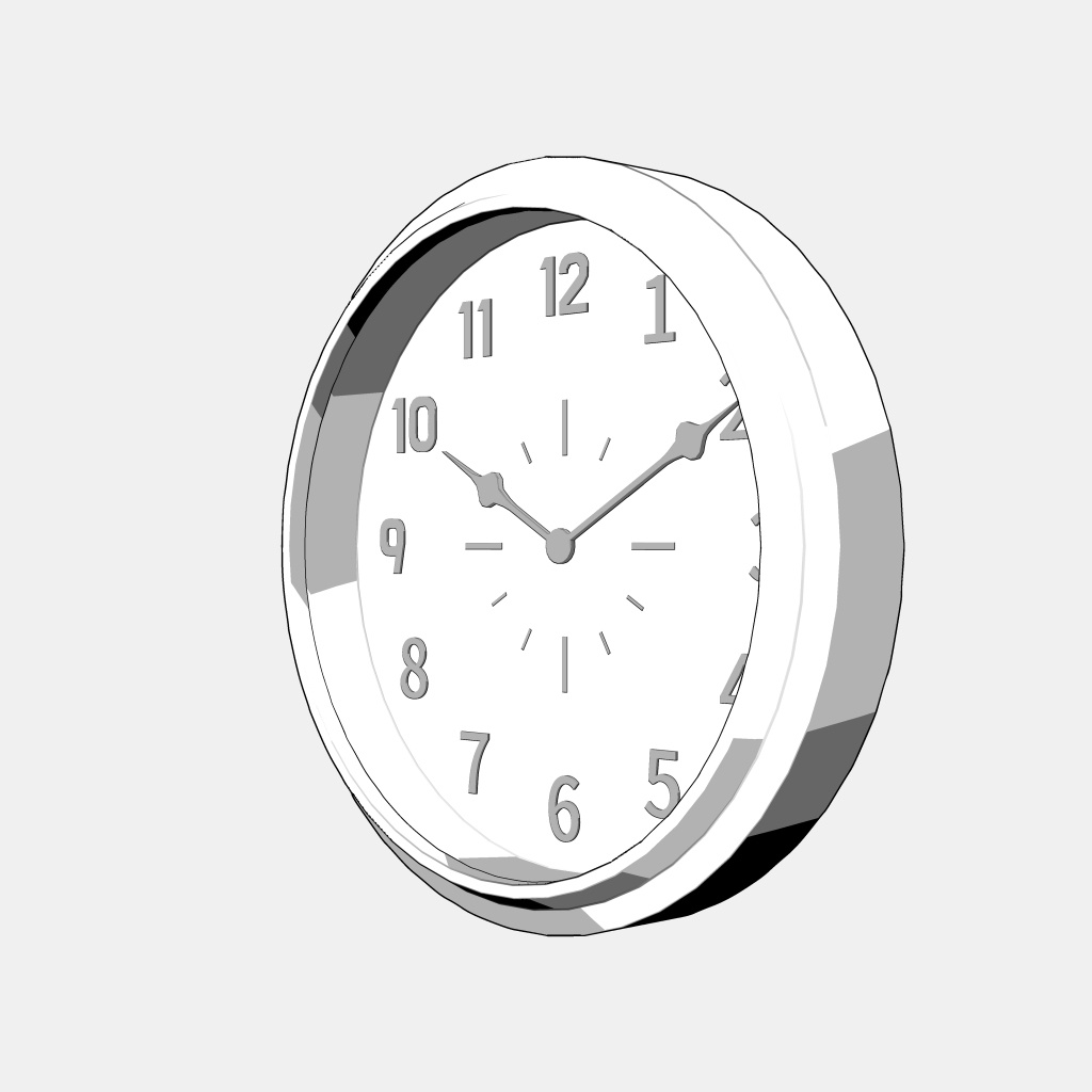 【3D素材/クリスタ用】時計