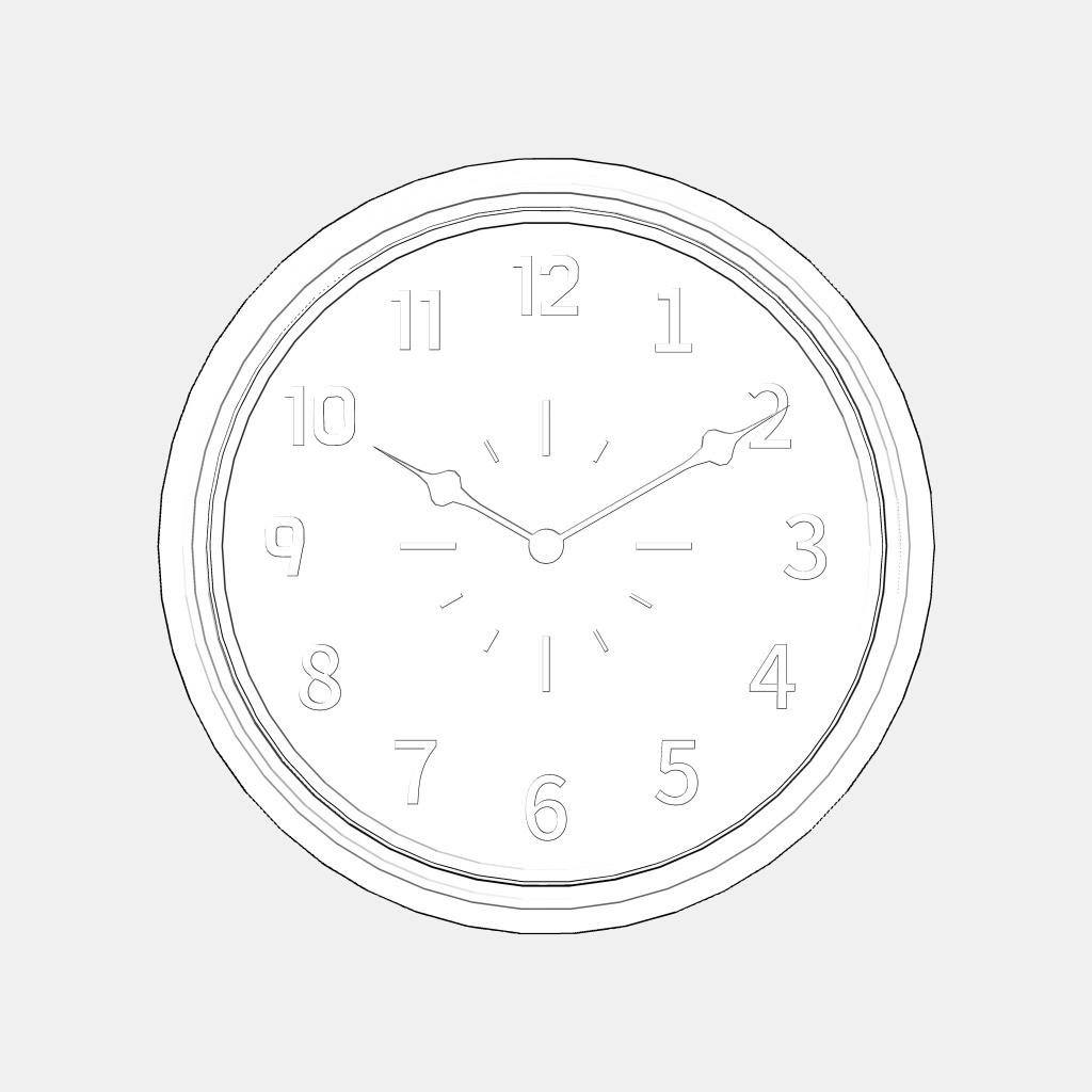 【3D素材/クリスタ用】時計