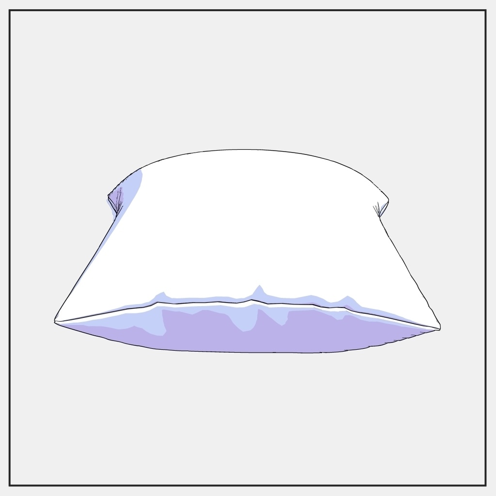 【3D素材/クリスタ用】クッション