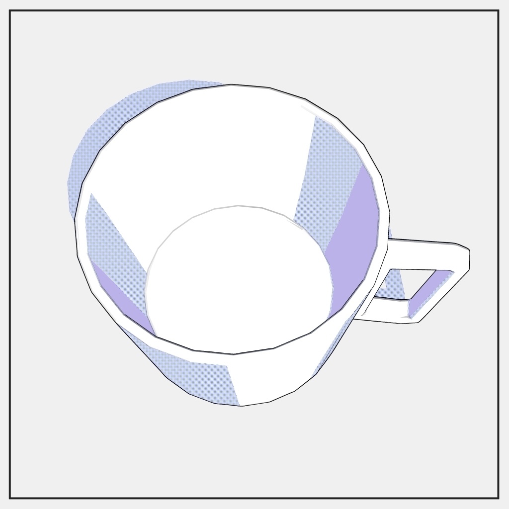 【3D素材/クリスタ用】マグカップ