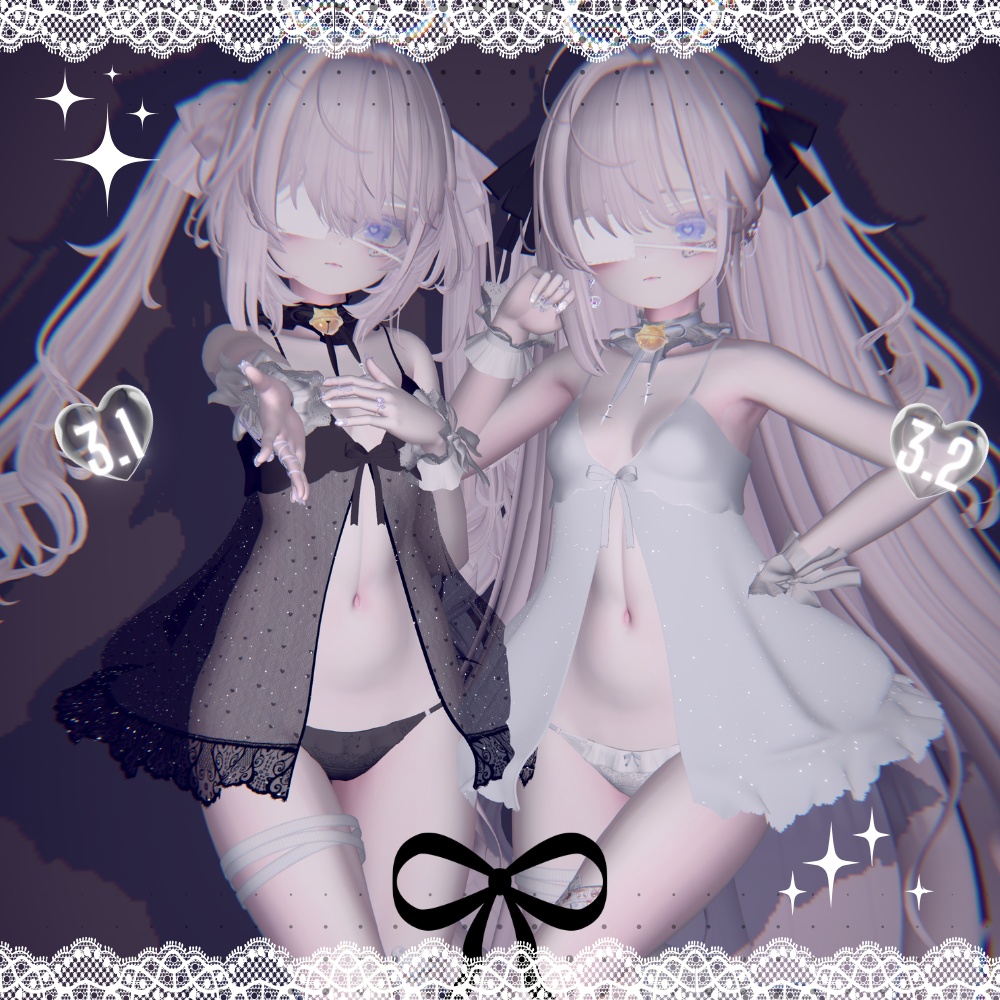 ♡無料♡ポーズアニメーション6種類「双子」